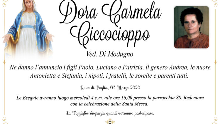 Dora Carmela Ciccocioppo