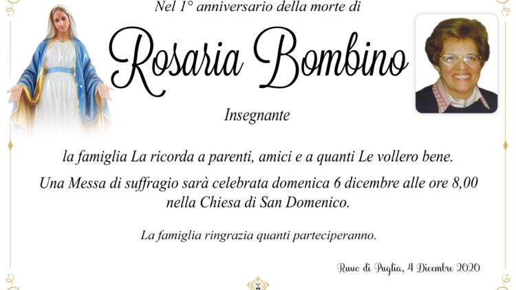 Ins. Rosaria Bombino