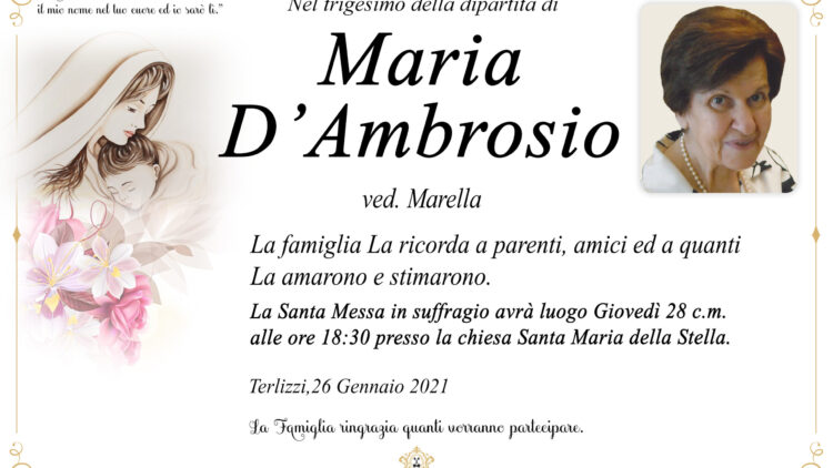 Maria D’Ambrosio