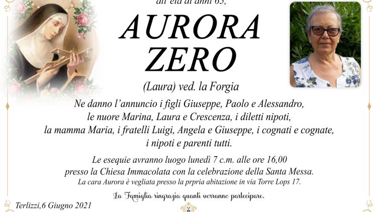 Aurora Zero ved. la Forgia