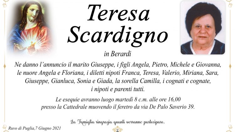 Teresa Scardigno in Berardi