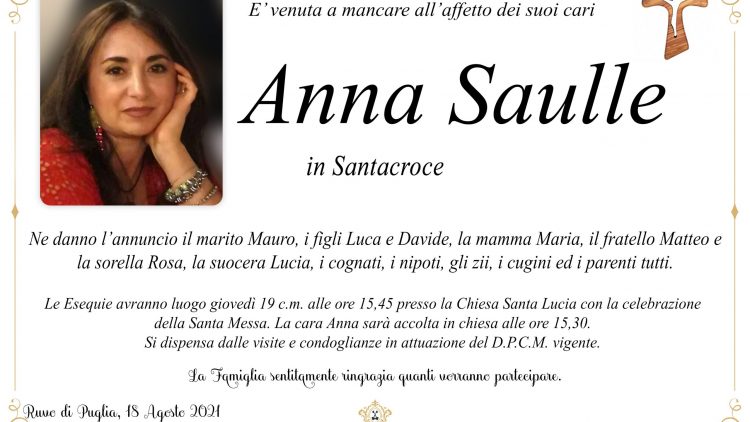 Anna Saulle in Santacroce