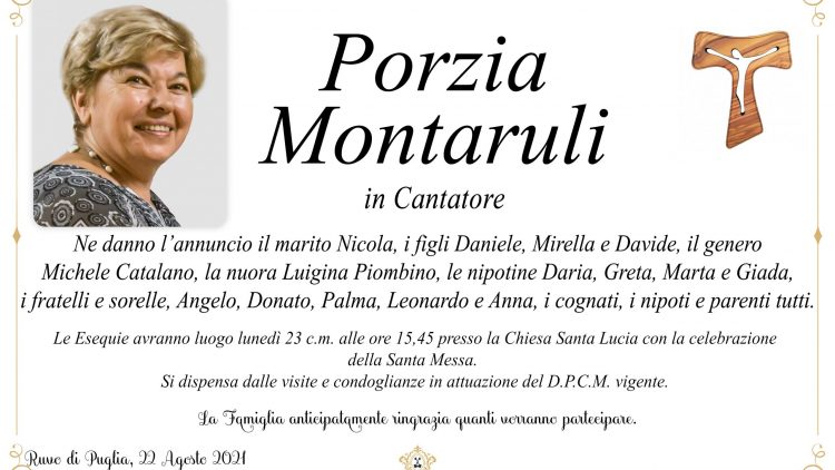 Porzia Montaruli in Cantatore