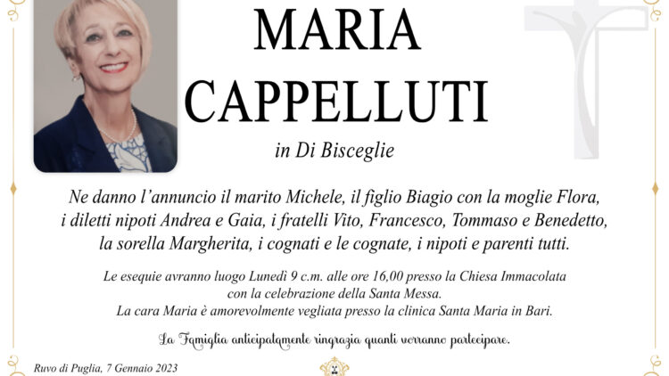 Maria Cappelluti in Di Bisceglie