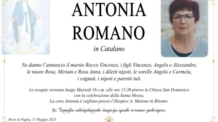 Antonia Romano in Catalano