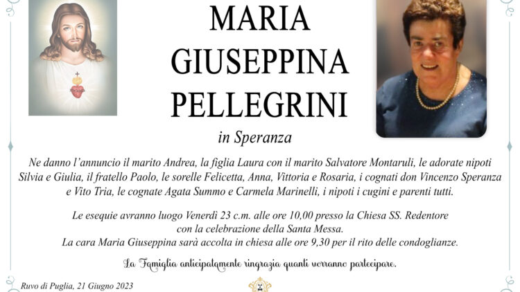 Maria Giuseppina Pellegrini in Speranza