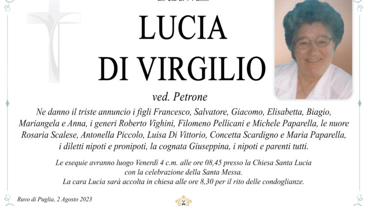 Lucia Di Virgilio ved. Petrone