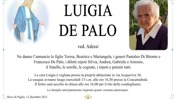 Luigia De Palo ved. Adessi