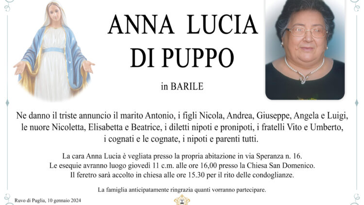 Anna Lucia Di Puppo in Barile