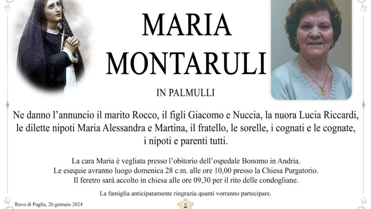 Maria Montaruli in Palmulli