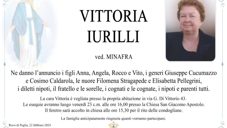 Vittoria Iurilli ved. Minafra