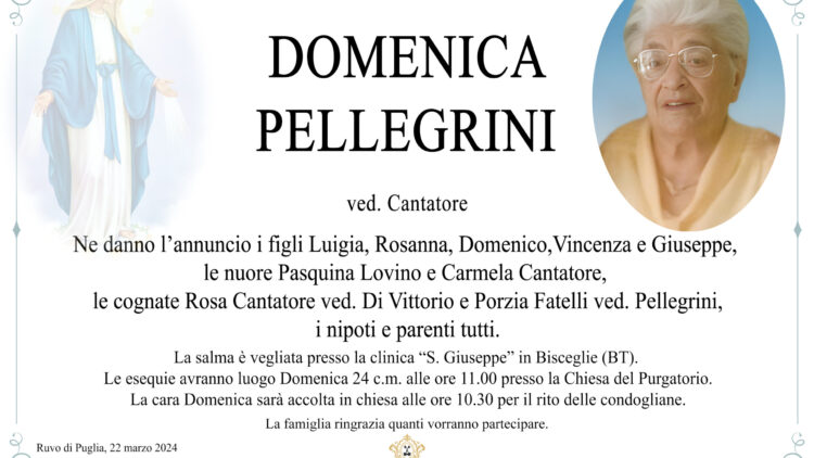 Domenica Pellegrini ved. Cantatore