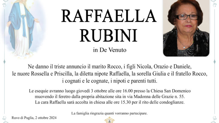 Raffaella Rubini in De Venuto